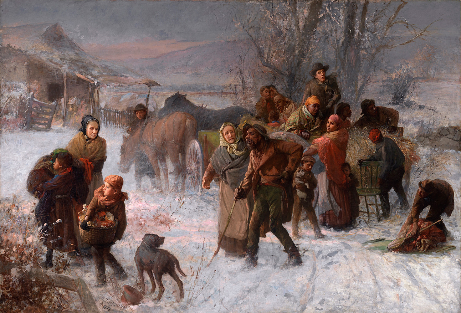 Charles T. ber "The Underground Railroad" (1893) — Giclee Fine Art